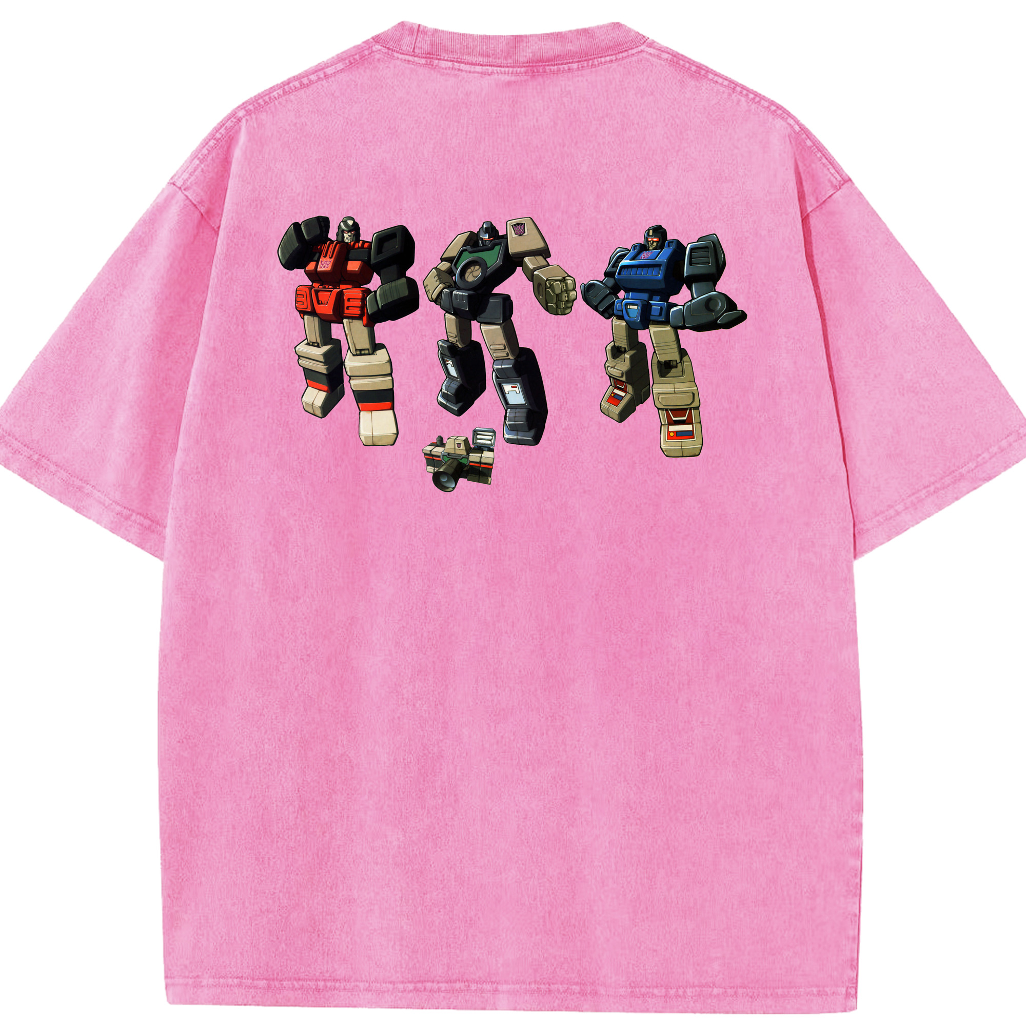 （画像用）  綿100% ヴィンテージ風 半袖Tシャツ（背面プリント）